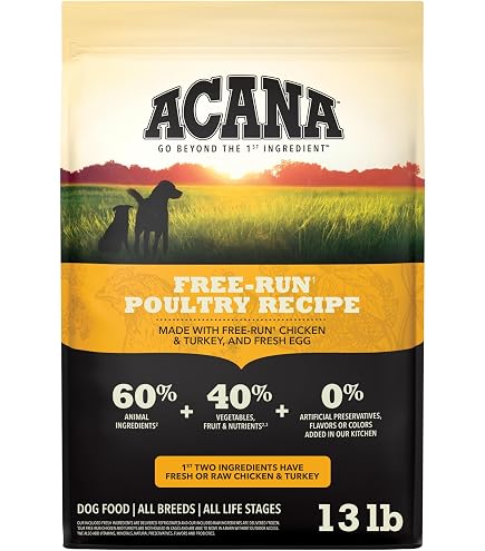 Amazon.com: ACANA Grain Free Dry Dog Food Free Run Poultry Recipe